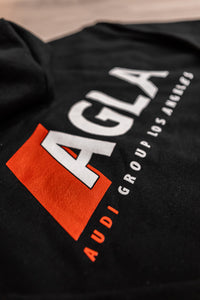 AGLA Zip Up Hoody Black