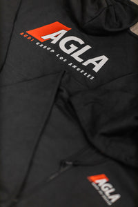 AGLA Zip Up Hoody Black