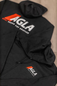 AGLA Zip Up Hoody Black